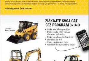 ZÍSKAJ SVOJ STROJ CAT CEZ PROGRAM 3X3X3